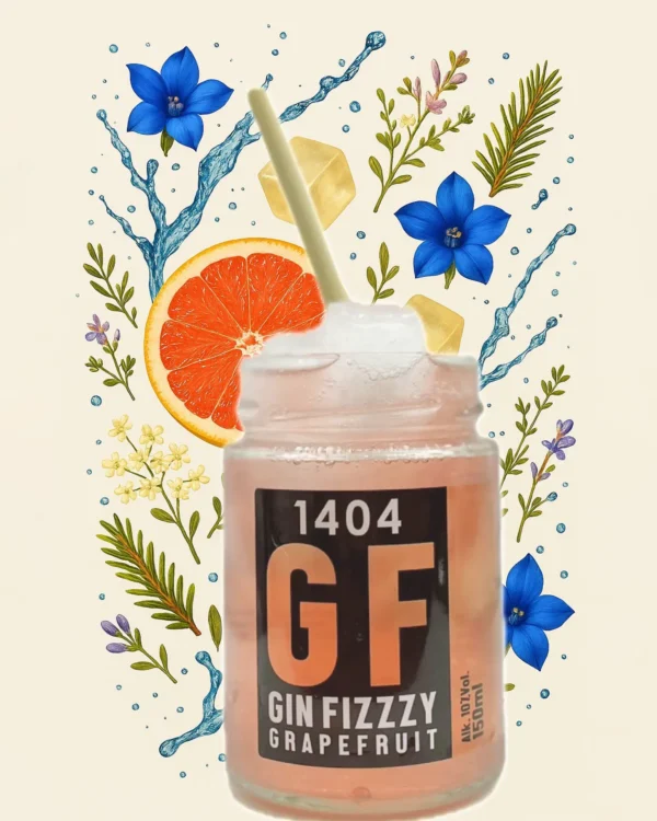 GIN FIZZZY Grapefruit (24 Stück) – Bild 3